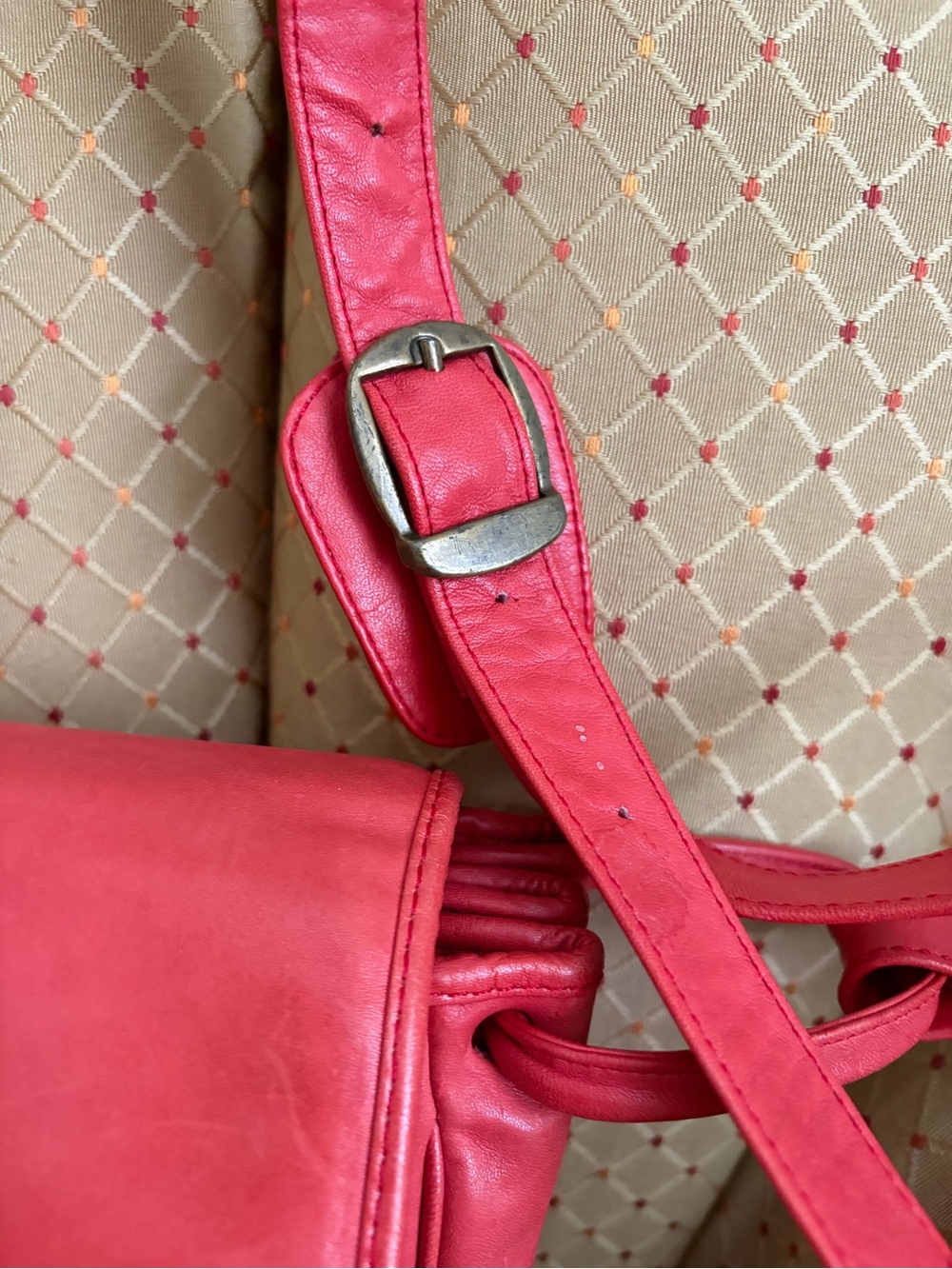 Collection 9 Nine West Red Crossbody Bag Shoulder Purse
